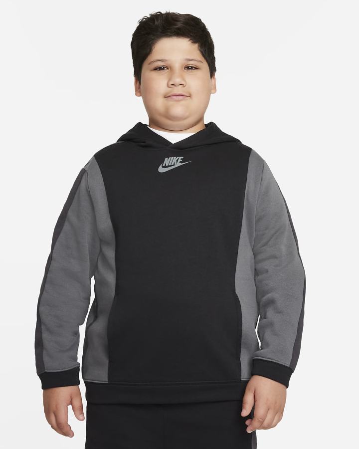Sudadera Con Capucha Nike Sportswear Amplify Kids Niño Negras Gris Oscuro | RLPHY-2637
