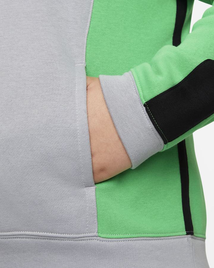 Sudadera Con Capucha Nike Sportswear Amplify Kids Niño Gris Claro Negras Verde Claro | VKDPW-4218
