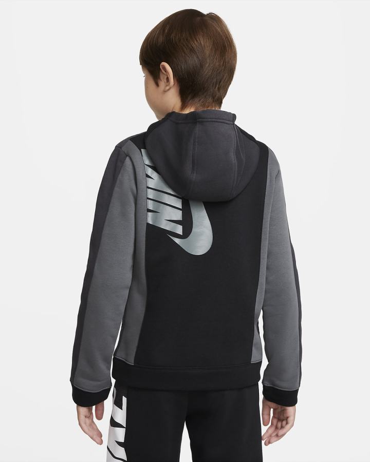 Sudadera Con Capucha Nike Sportswear Amplify Kids Niño Negras Gris Oscuro | YVGAQ-2918