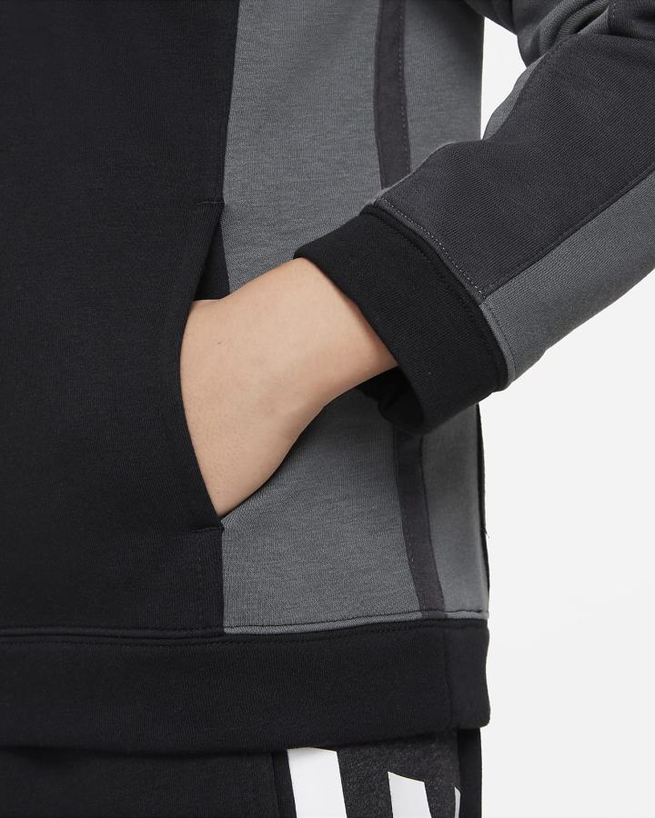 Sudadera Con Capucha Nike Sportswear Amplify Kids Niño Negras Gris Oscuro | YVGAQ-2918
