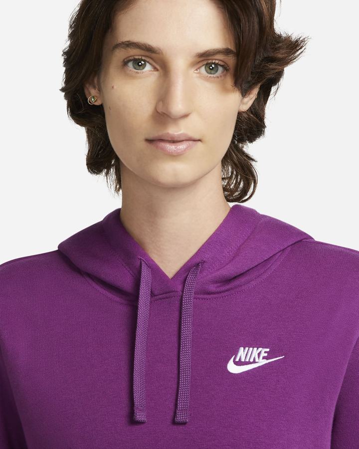 Sudadera Con Capucha Nike Sportswear Club Fleece Mujer Blancas | ASJRW-4216