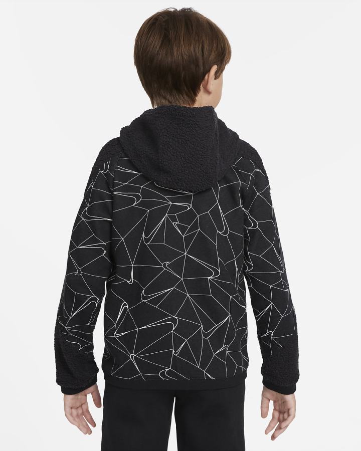 Sudadera Con Capucha Nike Sportswear Club Kids Winterized Full-Zip Niño Negras | BYDCR-3714