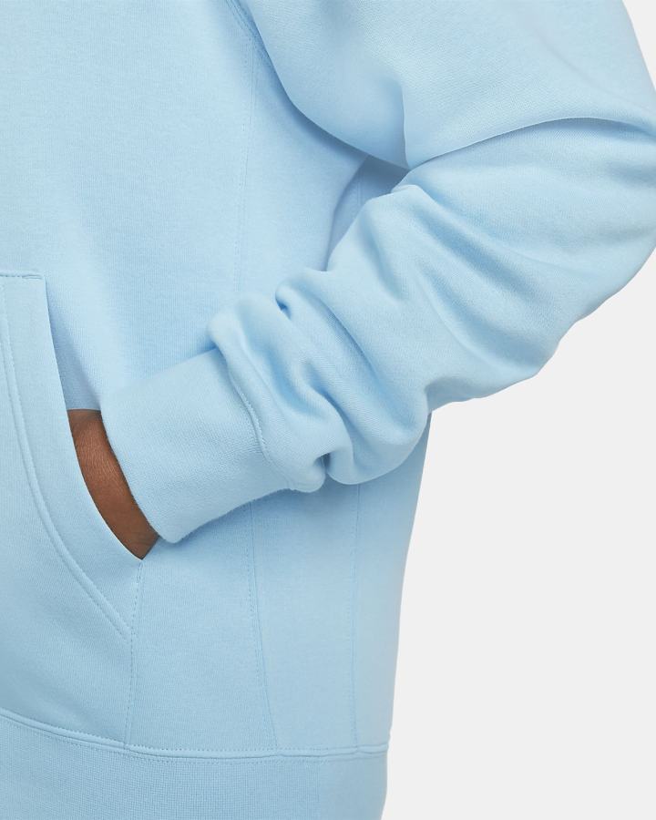 Sudadera Con Capucha Nike Sportswear Club Fleece Full-Zip Hombre Azules Blancas | CHDOY-0354