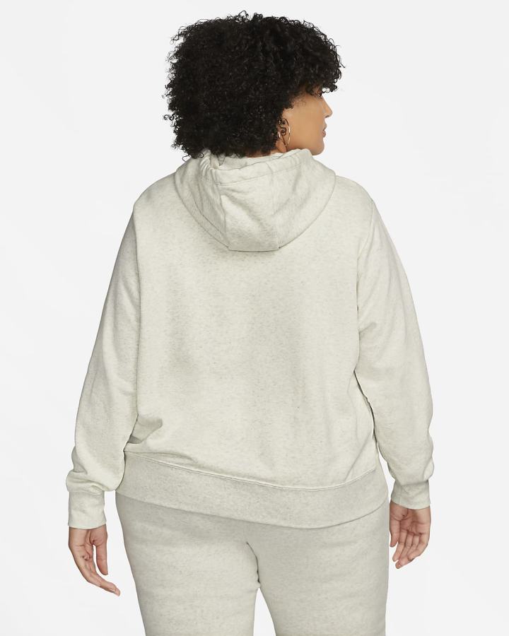 Sudadera Con Capucha Nike Sportswear Club Fleece Mujer Beige Blancas | CNDBP-4590