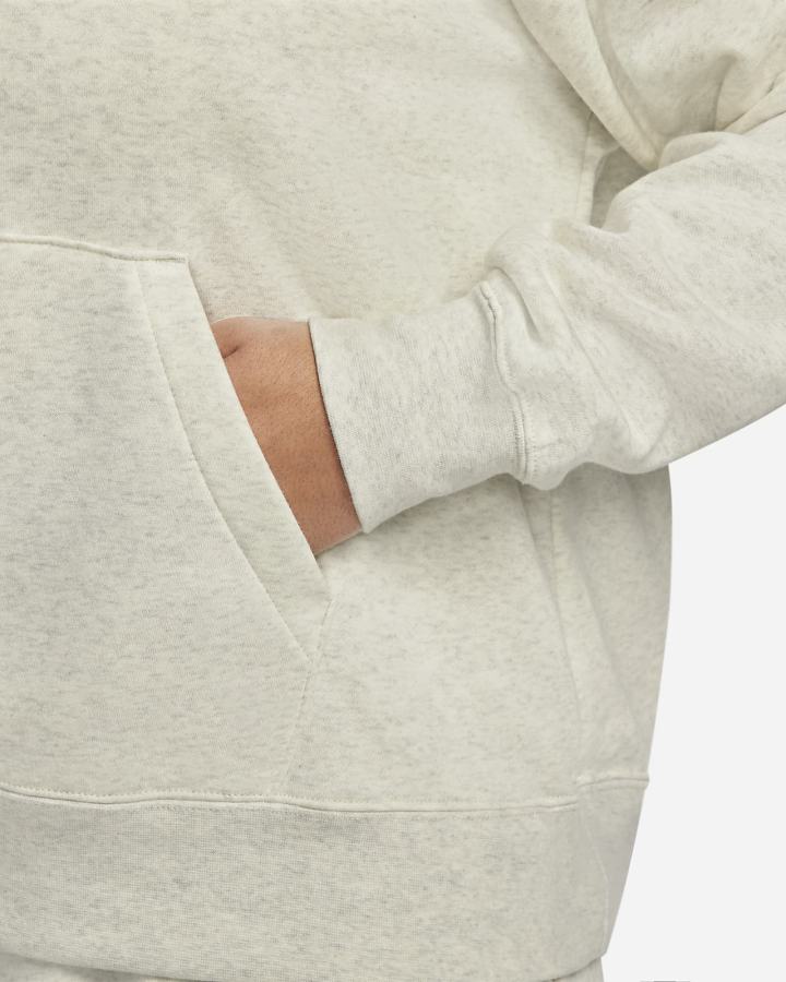 Sudadera Con Capucha Nike Sportswear Club Fleece Mujer Beige Blancas | CNDBP-4590