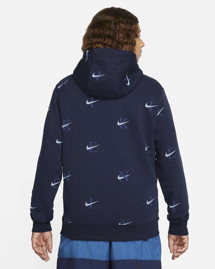 Sudadera Con Capucha Nike Sportswear Club Hombre Obsidian Azules | DTVZK-8520