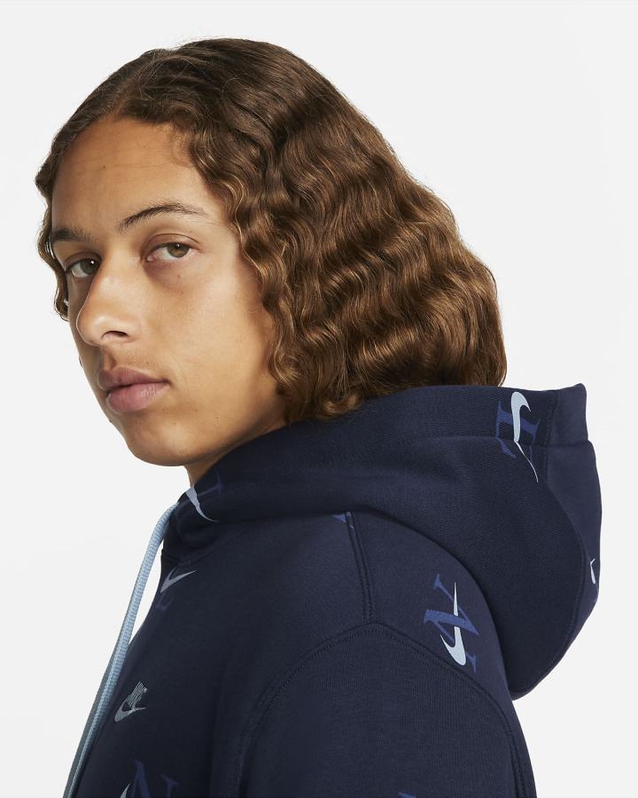 Sudadera Con Capucha Nike Sportswear Club Hombre Obsidian Azules | DTVZK-8520