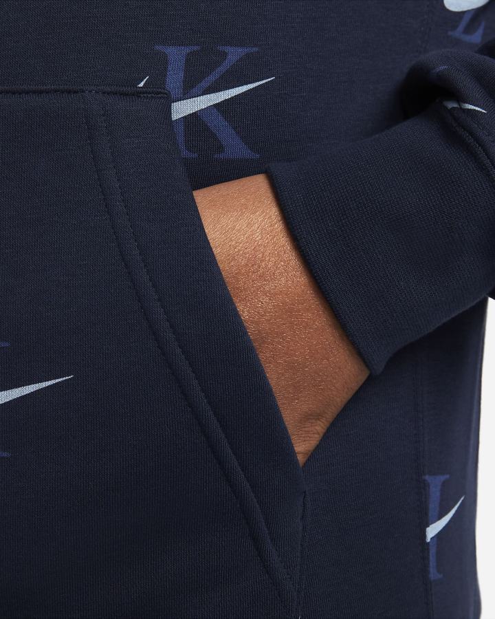 Sudadera Con Capucha Nike Sportswear Club Hombre Obsidian Azules | DTVZK-8520