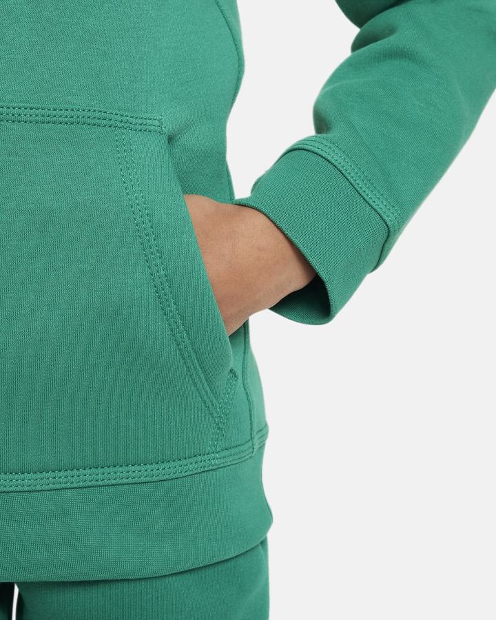 Sudadera Con Capucha Nike Sportswear Club Fleece Kids Niña Verde | EMZSJ-2071