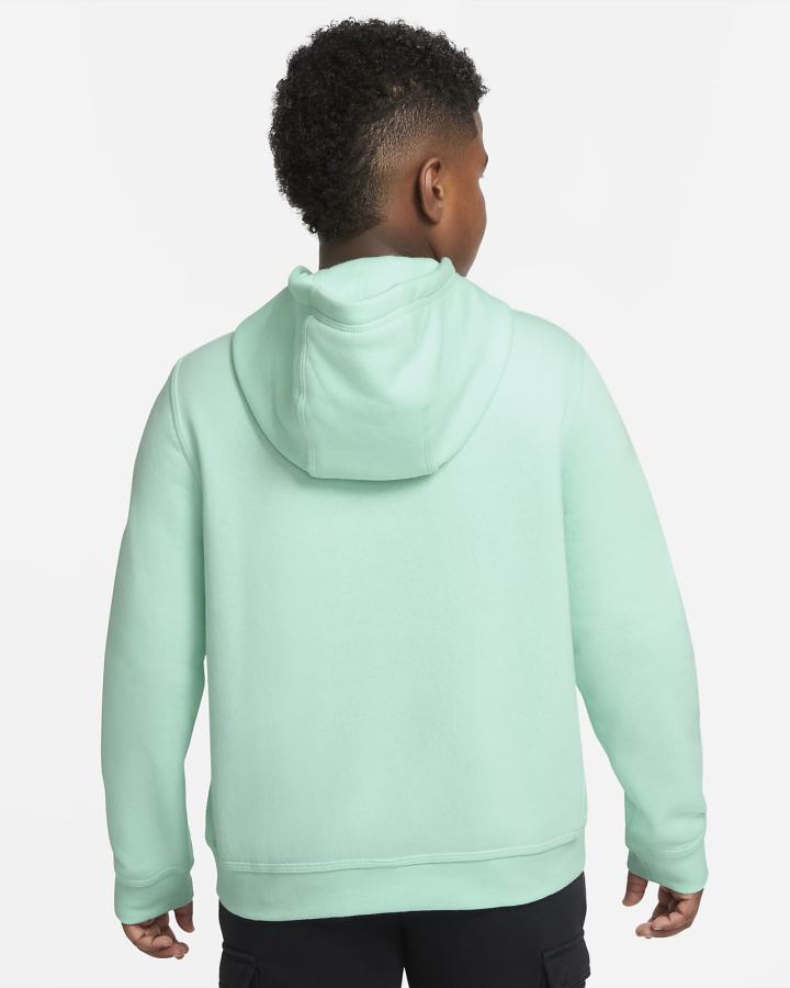 Sudadera Con Capucha Nike Sportswear Club Kids Niño Verde Menta Blancas | EVSCQ-3267