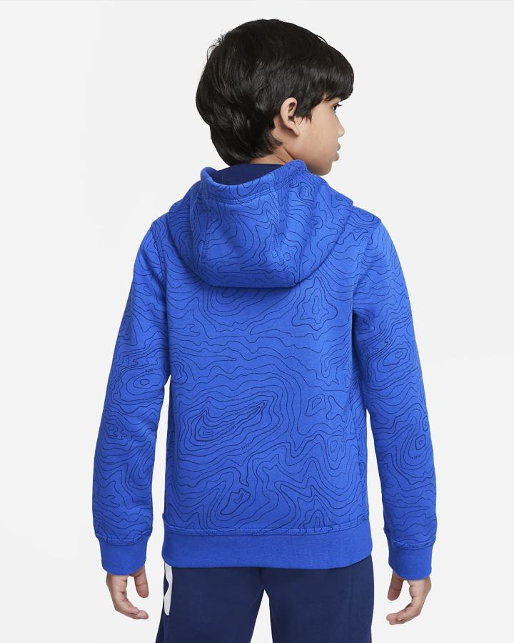 Sudadera Con Capucha Nike Sportswear Club Kids Niño Azul Real Azules | FTIQM-3564