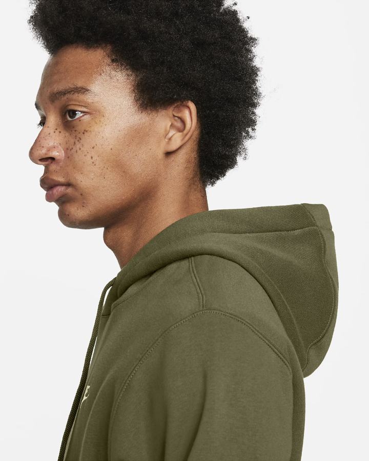 Sudadera Con Capucha Nike Sportswear Club Fleece Mujer Verde Blancas | HBGEI-2098