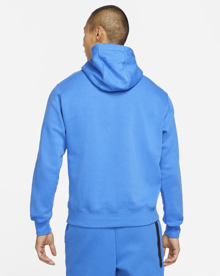 Sudadera Con Capucha Nike Sportswear Club Fleece Mujer Azules Blancas | ISOPL-1874