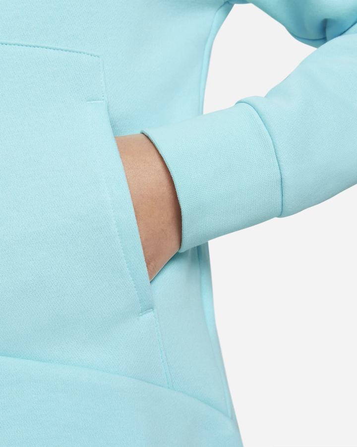 Sudadera Con Capucha Nike Sportswear Club Fleece Kids Full-Zip Niña Blancas | JGUOD-0356