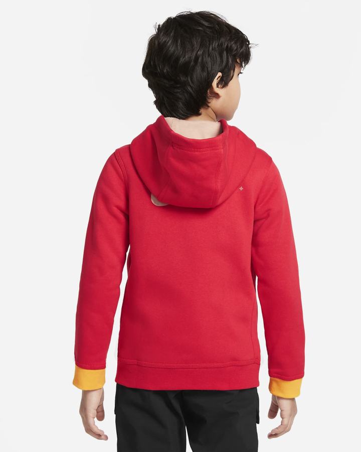 Sudadera Con Capucha Nike Sportswear Club Kids Niño Rojas | JLUSF-2964