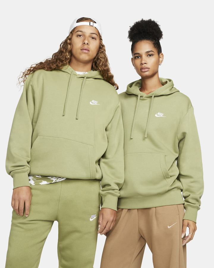Sudadera Con Capucha Nike Sportswear Club Fleece Mujer Blancas | LPNYI-2014