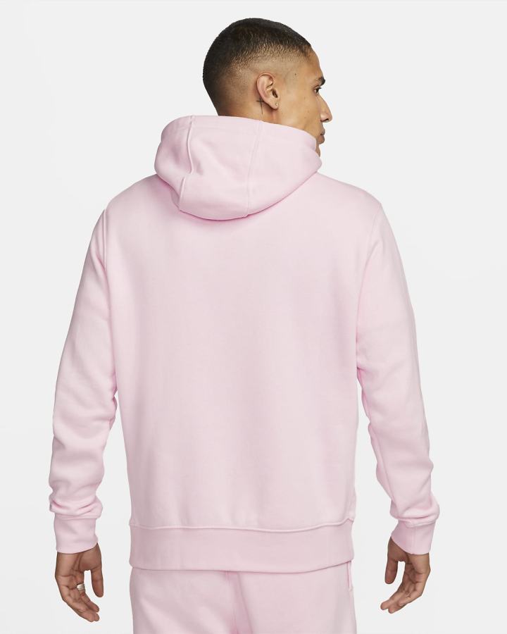 Sudadera Con Capucha Nike Sportswear Club Fleece Mujer Rosas Blancas | LWDZV-9056