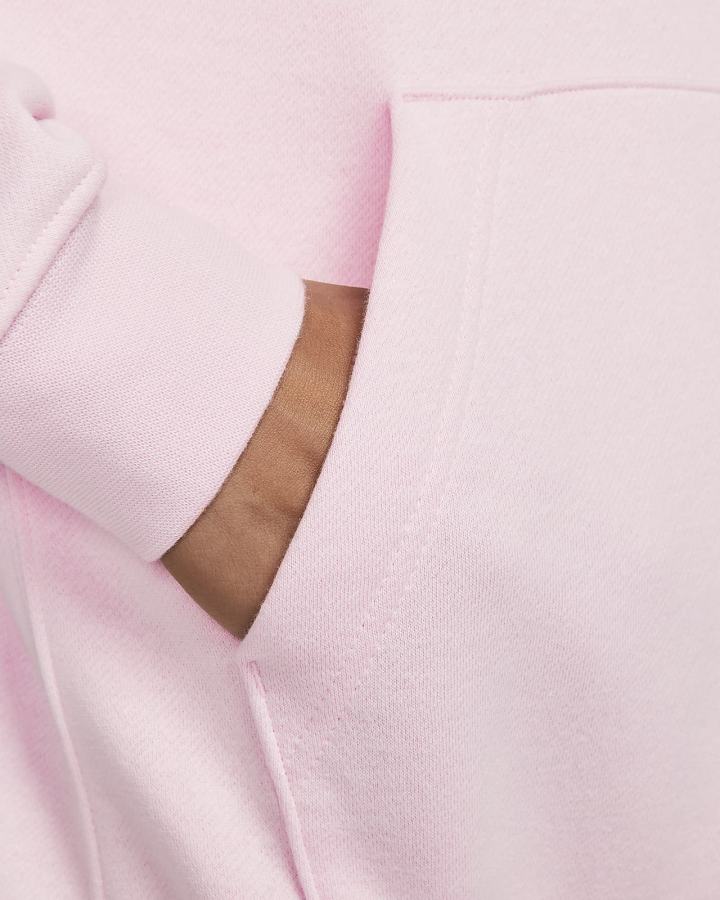Sudadera Con Capucha Nike Sportswear Club Fleece Mujer Rosas Blancas | LWDZV-9056