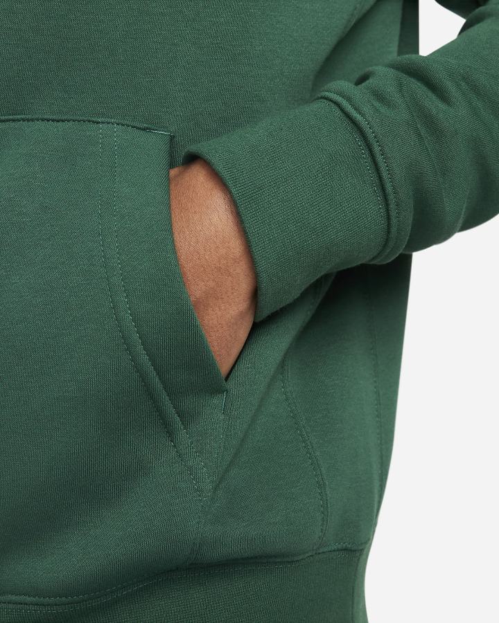 Sudadera Con Capucha Nike Sportswear Club Fleece Full-Zip Hombre Verde Blancas | LYPOM-7504
