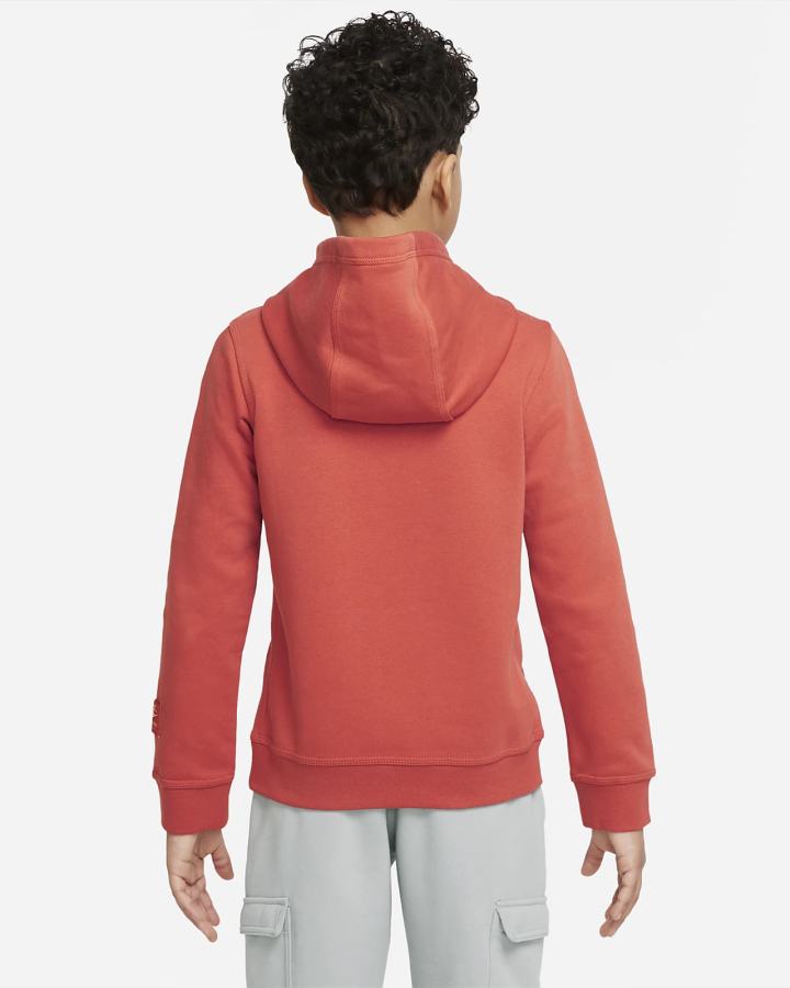 Sudadera Con Capucha Nike Sportswear Club Yeah Kids Niño Naranjas | MUHSQ-5098