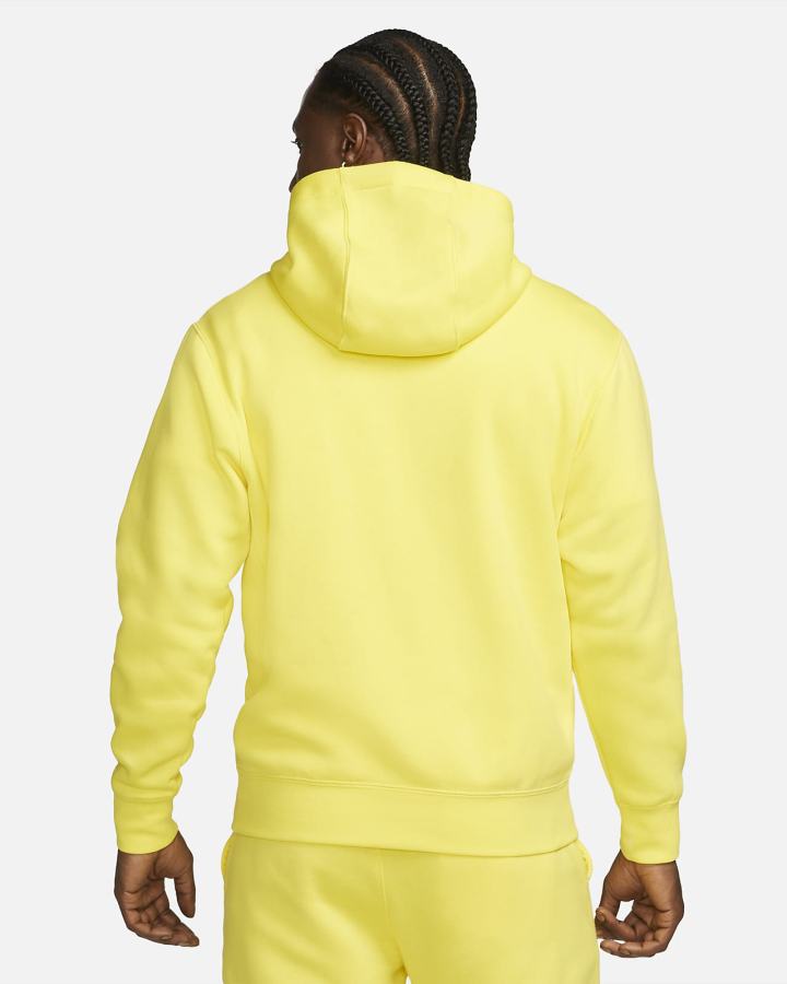 Sudadera Con Capucha Nike Sportswear Club Fleece Hombre Amarillo Blancas | OGTBS-5618