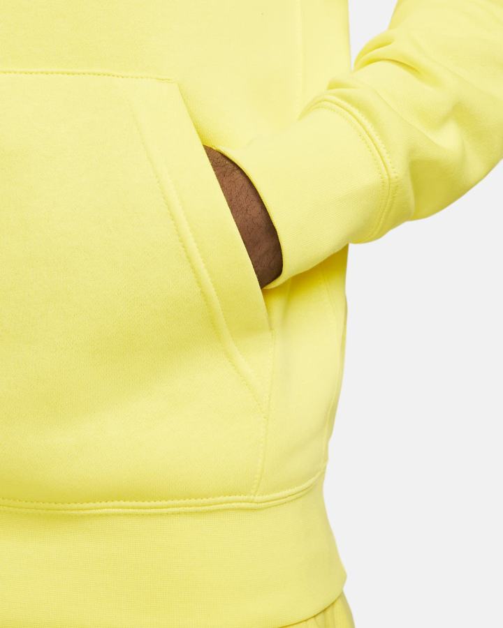 Sudadera Con Capucha Nike Sportswear Club Fleece Hombre Amarillo Blancas | OGTBS-5618