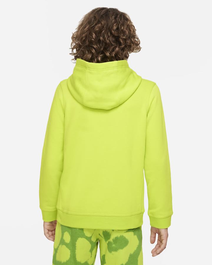 Sudadera Con Capucha Nike Sportswear Club Fleece Kids Niña Verde | OKLAX-6798