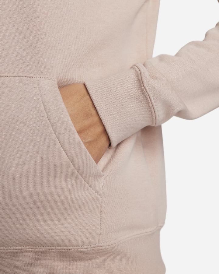 Sudadera Con Capucha Nike Sportswear Club Fleece Full-Zip Mujer Rosas Blancas | OSDZQ-9132