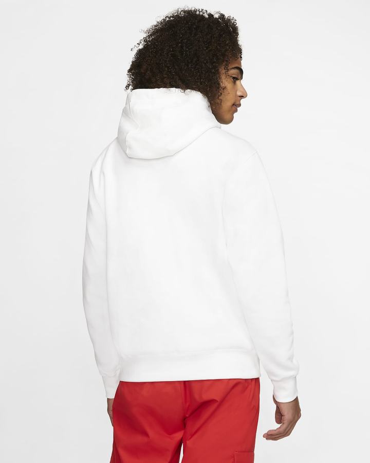 Sudadera Con Capucha Nike Sportswear Club Fleece Mujer Blancas Negras | OSECQ-8435