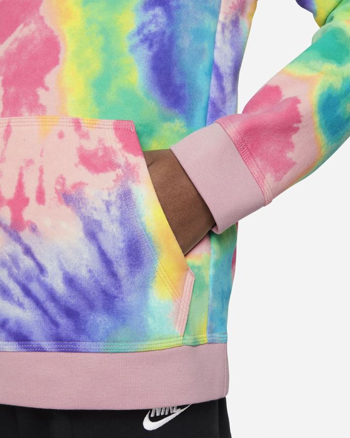 Sudadera Con Capucha Nike Sportswear Club Kids Tie-Dye Niño Multicolor | OVJWL-4571