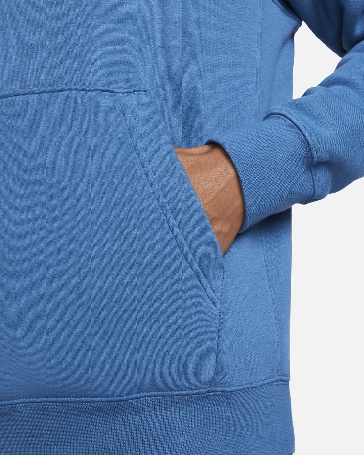 Sudadera Con Capucha Nike Sportswear Club Fleece Mujer Azules Oscuro Blancas | QVGFK-1876