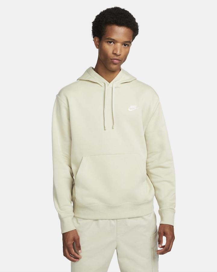 Sudadera Con Capucha Nike Sportswear Club Fleece Hombre Blancas | QXIHY-0613