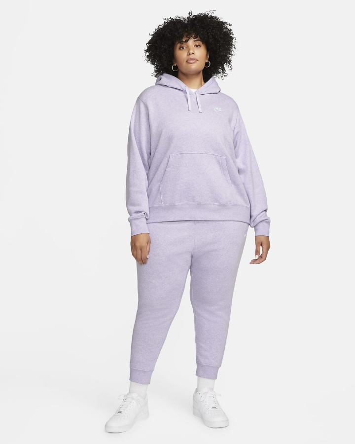 Sudadera Con Capucha Nike Sportswear Club Fleece Mujer Blancas | TARWH-0495