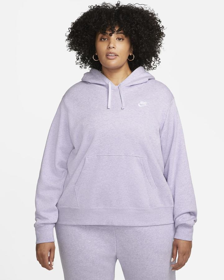 Sudadera Con Capucha Nike Sportswear Club Fleece Mujer Blancas | TARWH-0495
