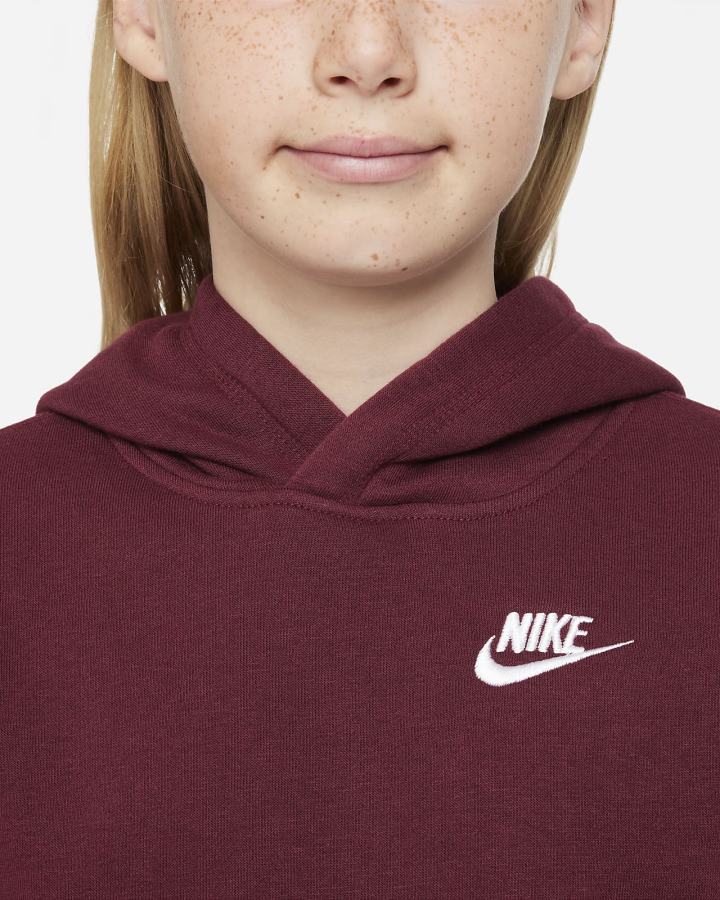 Sudadera Con Capucha Nike Sportswear Club Kids Niño Blancas | TDAKR-1295