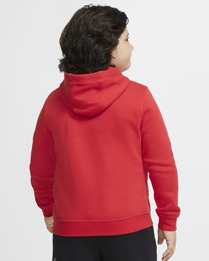 Sudadera Con Capucha Nike Sportswear Club Fleece Kids Niña Rojas | TGXIY-6543