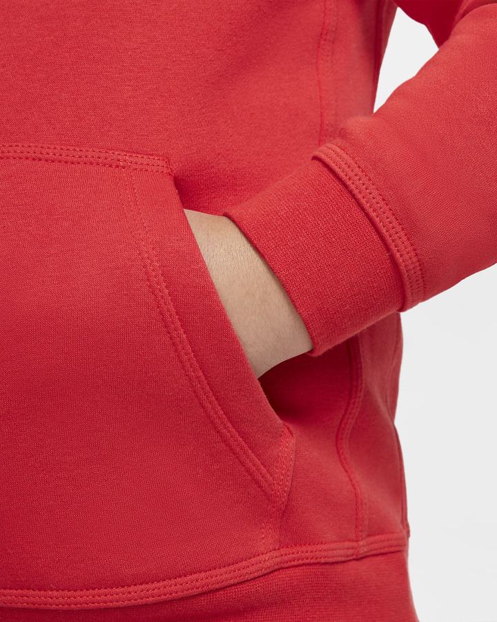 Sudadera Con Capucha Nike Sportswear Club Fleece Kids Niña Rojas | TGXIY-6543