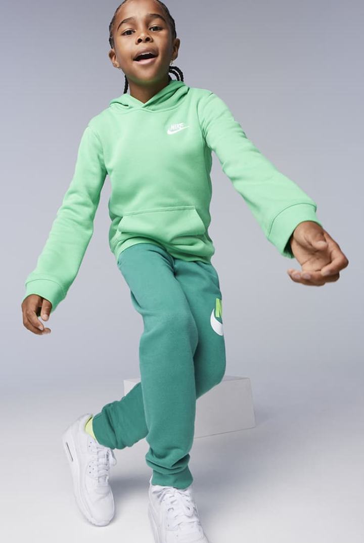 Sudadera Con Capucha Nike Sportswear Club Kids Niño Naranjas Blancas | TMZNS-1438