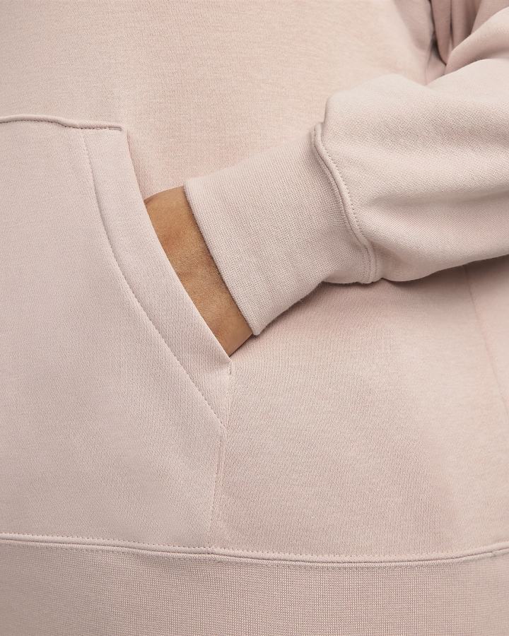 Sudadera Con Capucha Nike Sportswear Club Fleece Mujer Rosas Blancas | TNBKP-0891