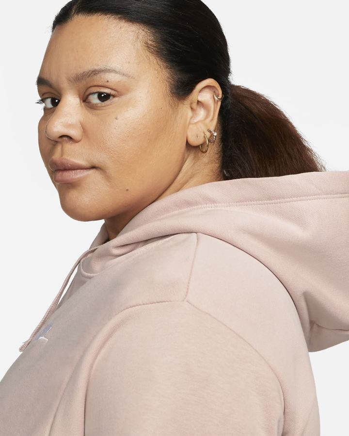 Sudadera Con Capucha Nike Sportswear Club Fleece Mujer Rosas Blancas | TNBKP-0891