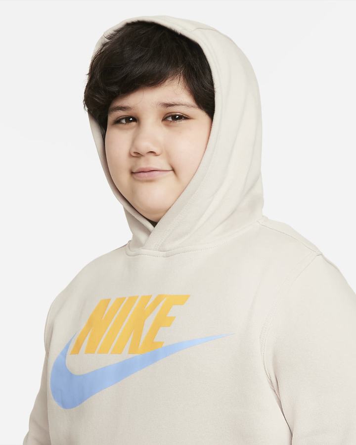 Sudadera Con Capucha Nike Sportswear Club Fleece Kids Niña Marrones | UOGFR-9067
