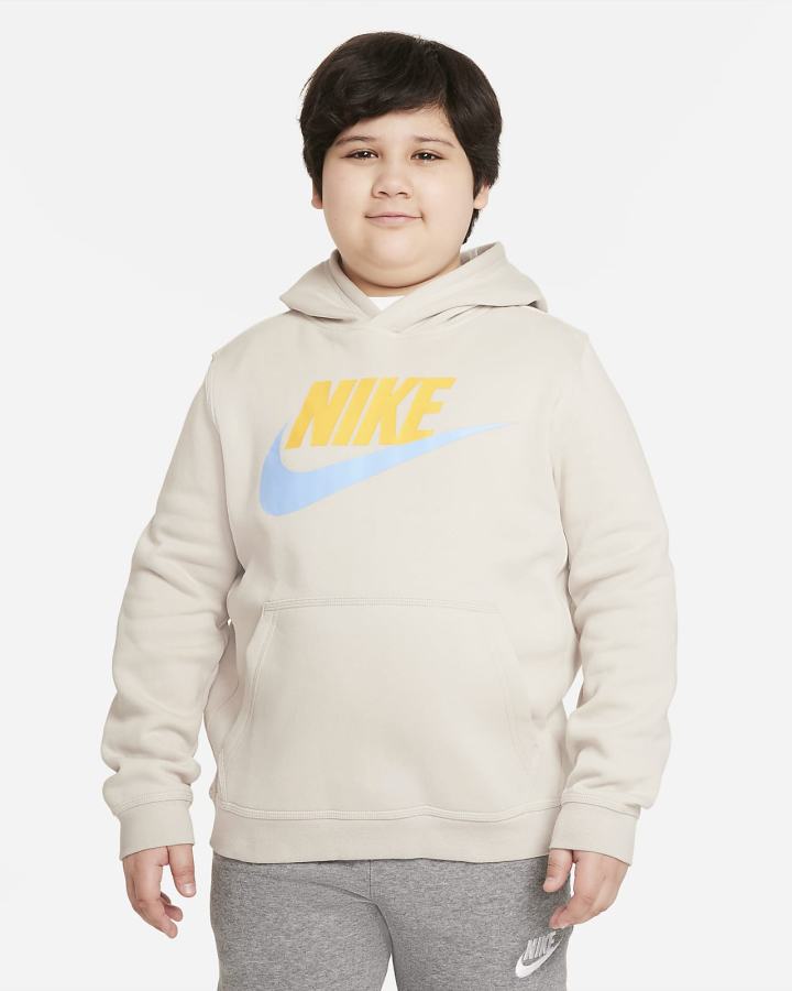 Sudadera Con Capucha Nike Sportswear Club Fleece Kids Niña Marrones | UOGFR-9067