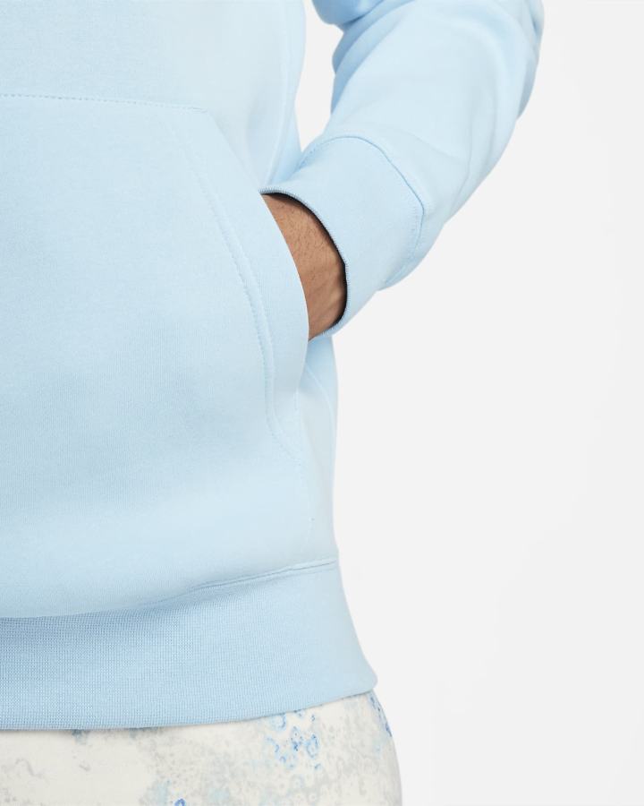Sudadera Con Capucha Nike Sportswear Club Fleece Mujer Azules Blancas | VFDHR-3706