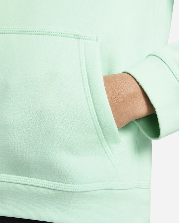 Sudadera Con Capucha Nike Sportswear Club Kids Niño Verde Menta Blancas | WVUPJ-5807