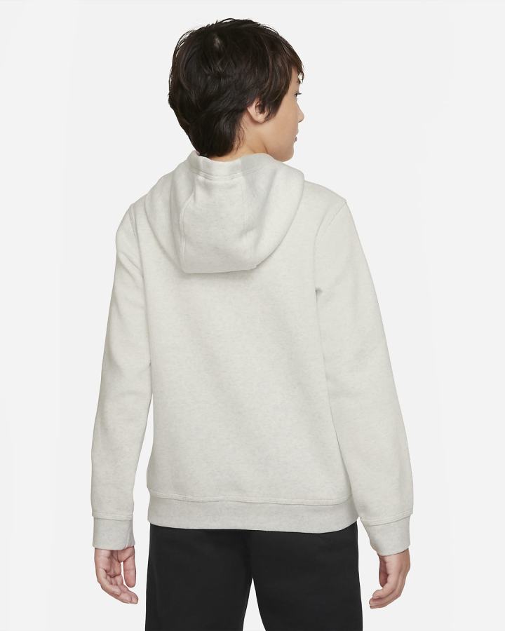 Sudadera Con Capucha Nike Sportswear Club Kids Estampadas (Extended Size) Niño Naranjas | XCBNP-7142