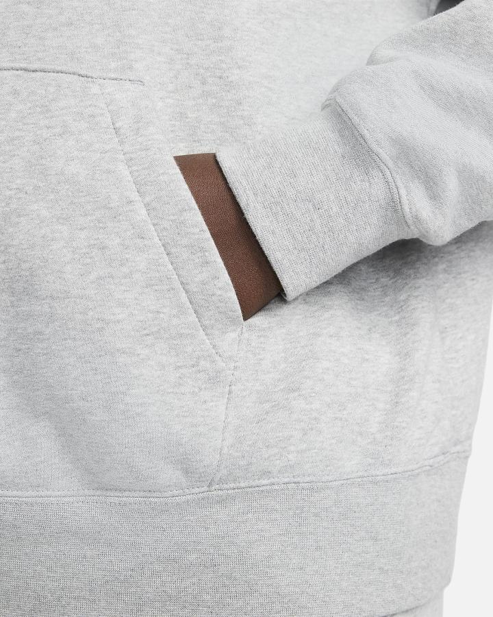 Sudadera Con Capucha Nike Sportswear Club Fleece Mujer Gris Oscuro Blancas | XLJAR-3126