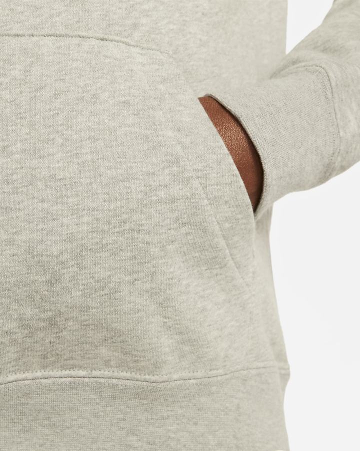 Sudadera Con Capucha Nike Sportswear Club Fleece Mujer Gris Oscuro Blancas | YDOPK-6815