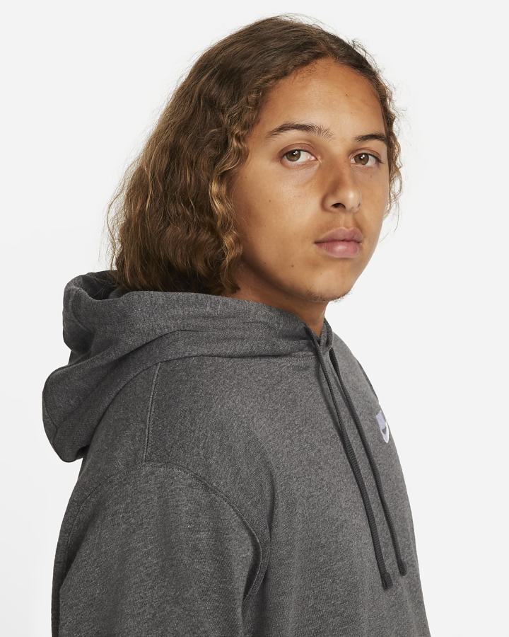 Sudadera Con Capucha Nike Sportswear Club Hombre Gris Blancas | YNBXK-4912