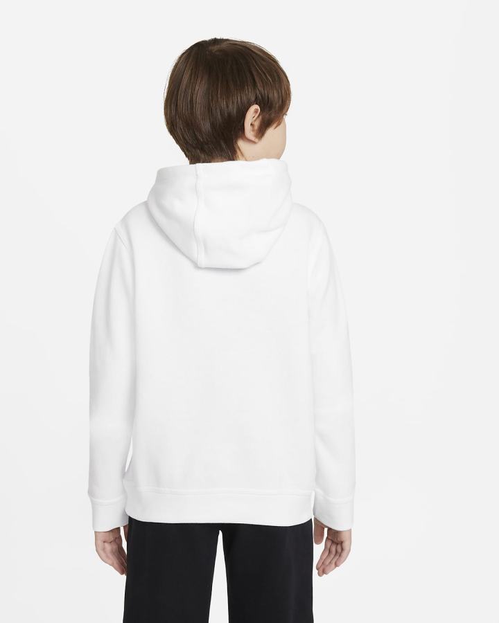Sudadera Con Capucha Nike Sportswear Club Kids Niño Blancas | ZYKIU-6824