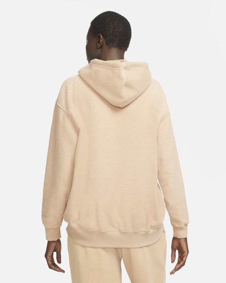 Sudadera Con Capucha Nike Sportswear Essentials Plush (Plus Size) Mujer Negras | TJSBZ-5687